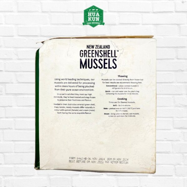 NZ Greenshell Mussels 907G