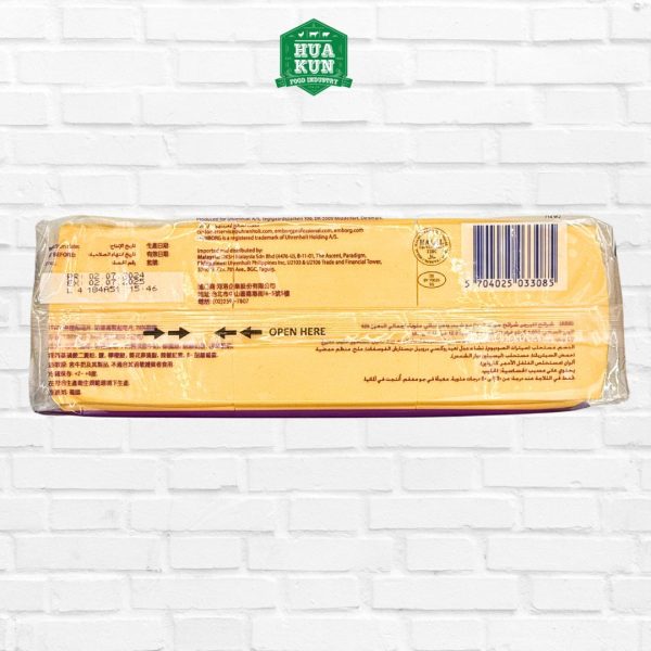 Orange Cheddar Slice Cheese 84 slices