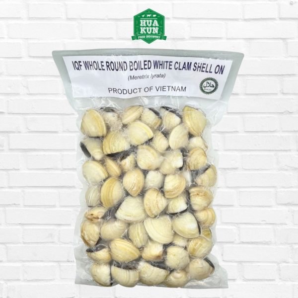 Whole Shell On White Clams 50-60