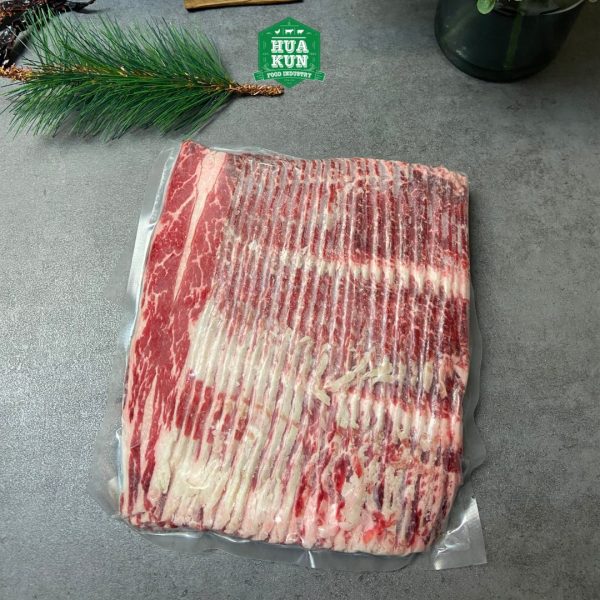 Halal US Boneless Short Ribs slice 4mm