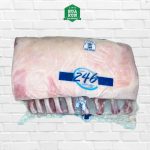 Fresh frenched lamb rack